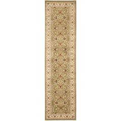 LYNDHURST, GREEN / IVORY, 2'-3" X 16', Area Rug, LNH553-5212-216