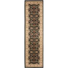 LYNDHURST, BLACK / IVORY, 2'-3" X 16', Area Rug, LNH553-9012-216