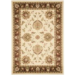 LYNDHURST, IVORY / BROWN, 8'-9" X 12', Area Rug, LNH555-1225-9
