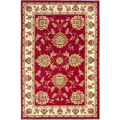 LYNDHURST, RED / IVORY, 4' X 6', Area Rug, LNH555-4012-4