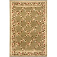 LYNDHURST, GREEN / GREEN, 4' X 6', Area Rug