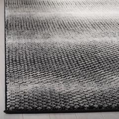 LUREX 100, BLACK / IVORY, 5'-3" X 7'-6", Area Rug