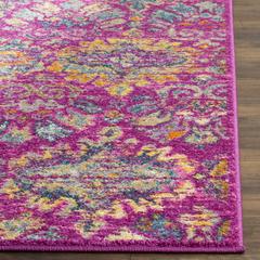 MADISON, FUCHSIA / BLUE, 6' X 9', Area Rug, MAD144F-6