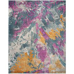 MADISON 200, BLUE / MULTI, 9' X 12', Area Rug, MAD201M-9
