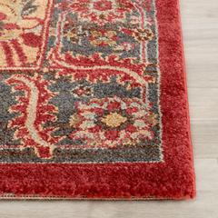 MAHAL, NAVY / RED, 3' X 5', Area Rug, MAH621C-3