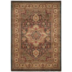 MAHAL, NAVY / NATURAL, 4' X 5'-7", Area Rug, MAH656E-4