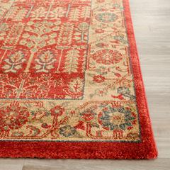 MAHAL, RED / NATURAL, 2'-2" X 12', Area Rug, MAH697A-212