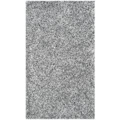SG-MLS-Malibu Shag, SILVER, 3'-6" X 5'-6", Area Rug