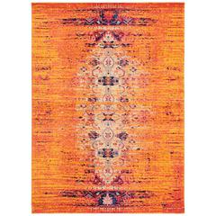 MONACO, ORANGE / MULTI, 8' X 11', Area Rug, MNC209H-8