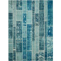 MONACO, BLUE / MULTI, 9' X 12', Area Rug, MNC216J-9