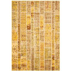 MONACO, YELLOW / MULTI, 5'-1" X 7'-7", Area Rug