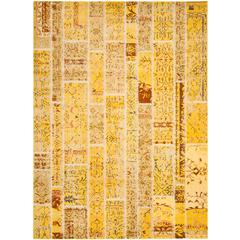MONACO, YELLOW / MULTI, 9' X 12', Area Rug