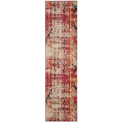 MONACO, MAGENTA / MULTI, 2'-2" X 6', Area Rug