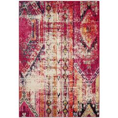 MONACO, MAGENTA / MULTI, 3' X 5', Area Rug