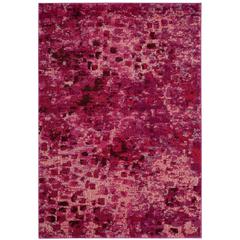 MONACO, FUCHSIA, 6'-7" X 9'-2", Area Rug