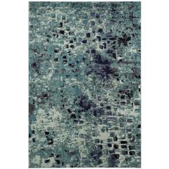 MONACO, LIGHT BLUE / MULTI, 5'-1" X 7'-7", Area Rug