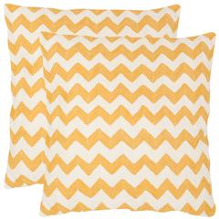 STRIPED TEALEA  PILLOW, PIL102F-2222-SET2