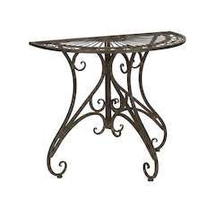Black Finish Accent Table with Modern Design and Compact Size