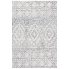 Abstract, IVORY / GREY, 4' X 6', Area Rug, ABT144A-4