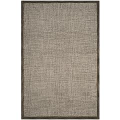 Abstract, BROWN / IVORY, 6' X 9', Area Rug