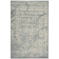 Adirondack, SLATE / IVORY, 6' X 9', Area Rug, ADR101T-6