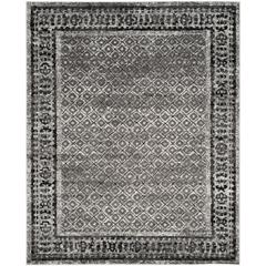 Adirondack, IVORY / SILVER, 9' X 12', Area Rug, ADR110B-9