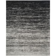 Adirondack, SILVER / BLACK, 9' X 12', Area Rug, ADR113A-9