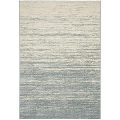 Adirondack, SLATE / CREAM, 5'-1" X 7'-6", Area Rug