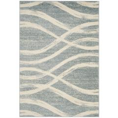 Adirondack, CREAM / SLATE, 6' X 9', Area Rug