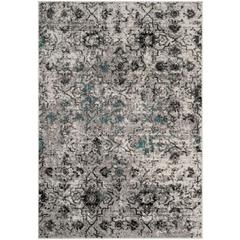Adirondack, GREY / BLACK, 5'-1" X 7'-6", Area Rug, ADR135C-5