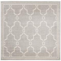 AMHERST, LIGHT GREY / IVORY, 9' X 9' Square, Area Rug, AMT414B-9SQ