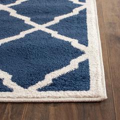 AMHERST, NAVY / BEIGE, 2'-3" X 15', Area Rug, AMT421P-215