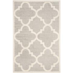 AMHERST, LIGHT GREY / BEIGE, 5' X 8', Area Rug, AMT423B-5