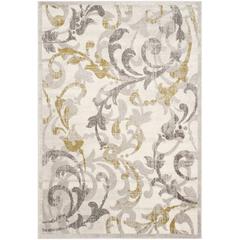 AMHERST, IVORY / LIGHT GREY, 5'-3" X 8', Area Rug, AMT428E-5