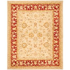 ANATOLIA, IVORY / RED, 9' X 12', Area Rug, AN522C-9
