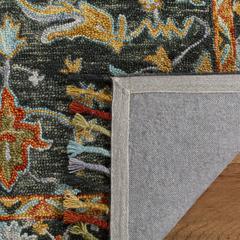 ASPEN, OLIVE / RUST, 4' X 6', Area Rug