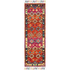 ASPEN, ORANGE / FUCHSIA, 2'-3" X 15', Area Rug