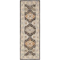 ASPEN, BEIGE / BROWN, 2'-3" X 9', Area Rug