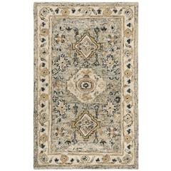 ASPEN, MOSS / IVORY, 4' X 6', Area Rug