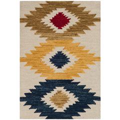 ASPEN, IVORY / MULTI, 4' X 6', Area Rug, APN704A-4