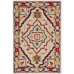 ASPEN, IVORY / MULTI, 4' X 6', Area Rug, APN705A-4