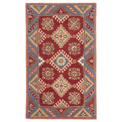 ASPEN, RED / BLUE, 4' X 6', Area Rug, APN803Q-4