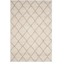 ARIZONA SHAG, IVORY / BEIGE, 6'-7" X 9'-2", Area Rug, ASG742A-7