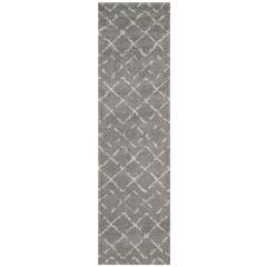 ARIZONA SHAG, GREY / IVORY, 2'-3" X 6', Area Rug