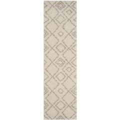 ARIZONA SHAG, IVORY / BEIGE, 2'-3" X 6', Area Rug, ASG744A-26
