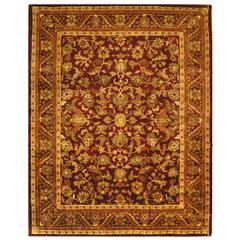 ANTIQUITY, WINE / GOLD, 8'-3" X 11', Area Rug, AT52B-9