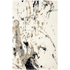 BELLA, IVORY / GREY, 4' X 6', Area Rug, BEL117A-4