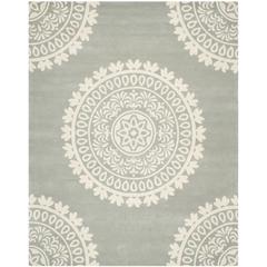 BELLA, GREY / IVORY, 9' X 12', Area Rug, BEL122A-9