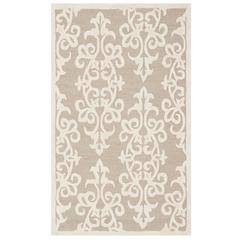 BELLA, SAND / IVORY, 4' X 6', Area Rug, BEL127B-4