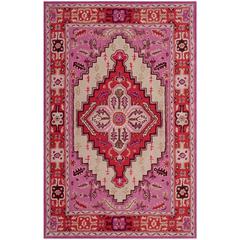 Bellagio, RED PINK / IVORY, 4' X 6', Area Rug